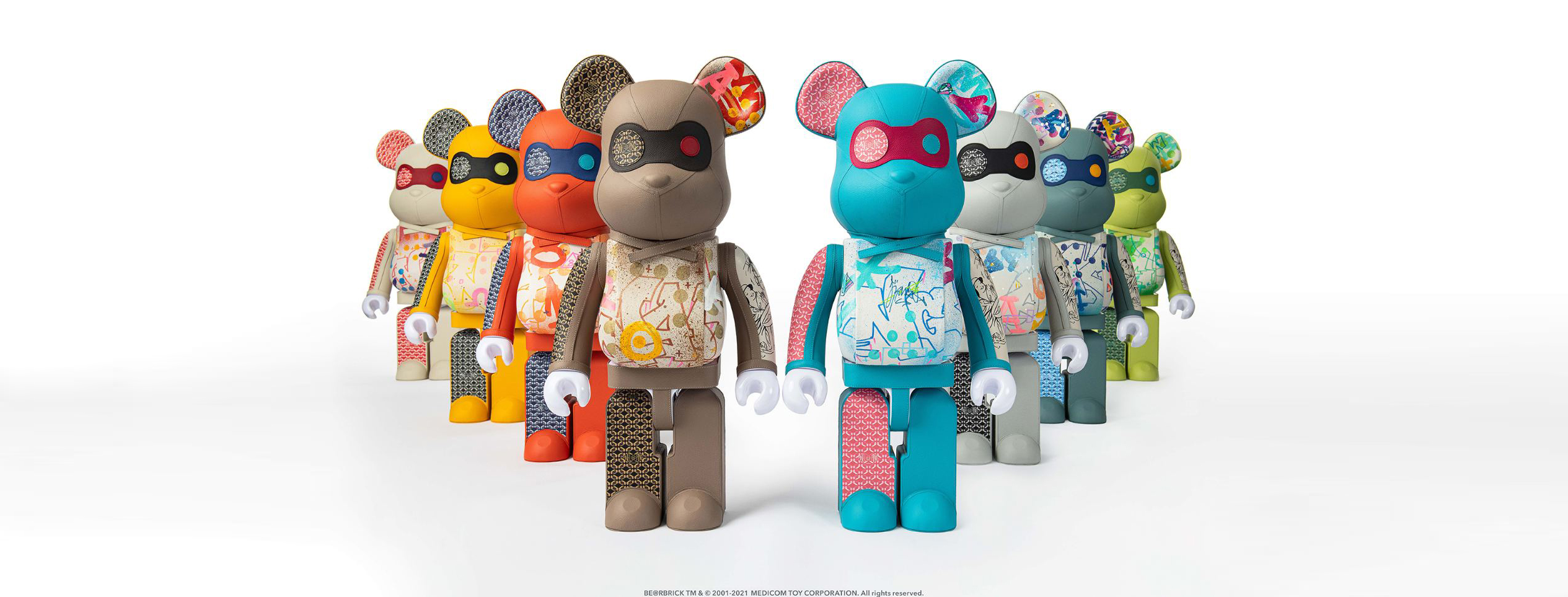 Be@rbrick limited collection / Cyril Kongo x Pinel et Pinel x Medicom toy